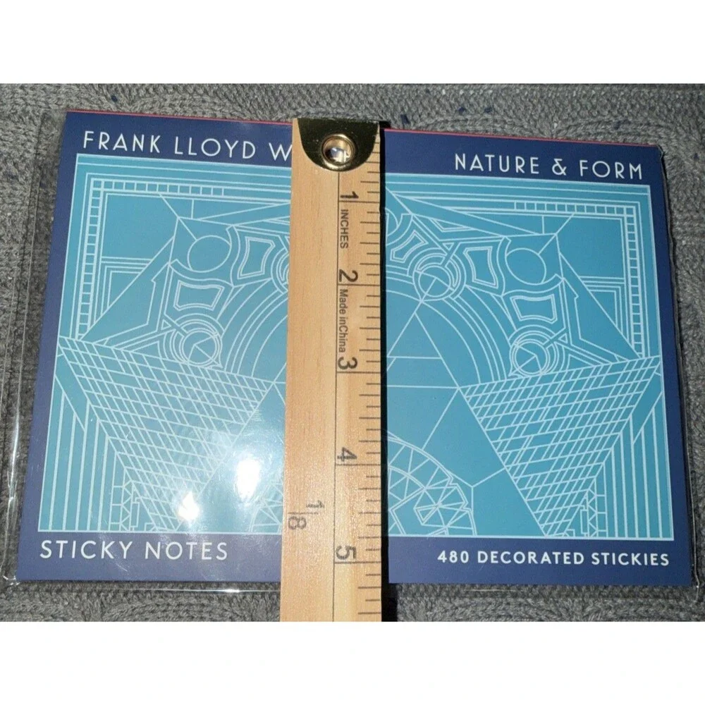 Frank Lloyd Wright Nature & Form Sticky Notes 480 Stickies Complete Package New